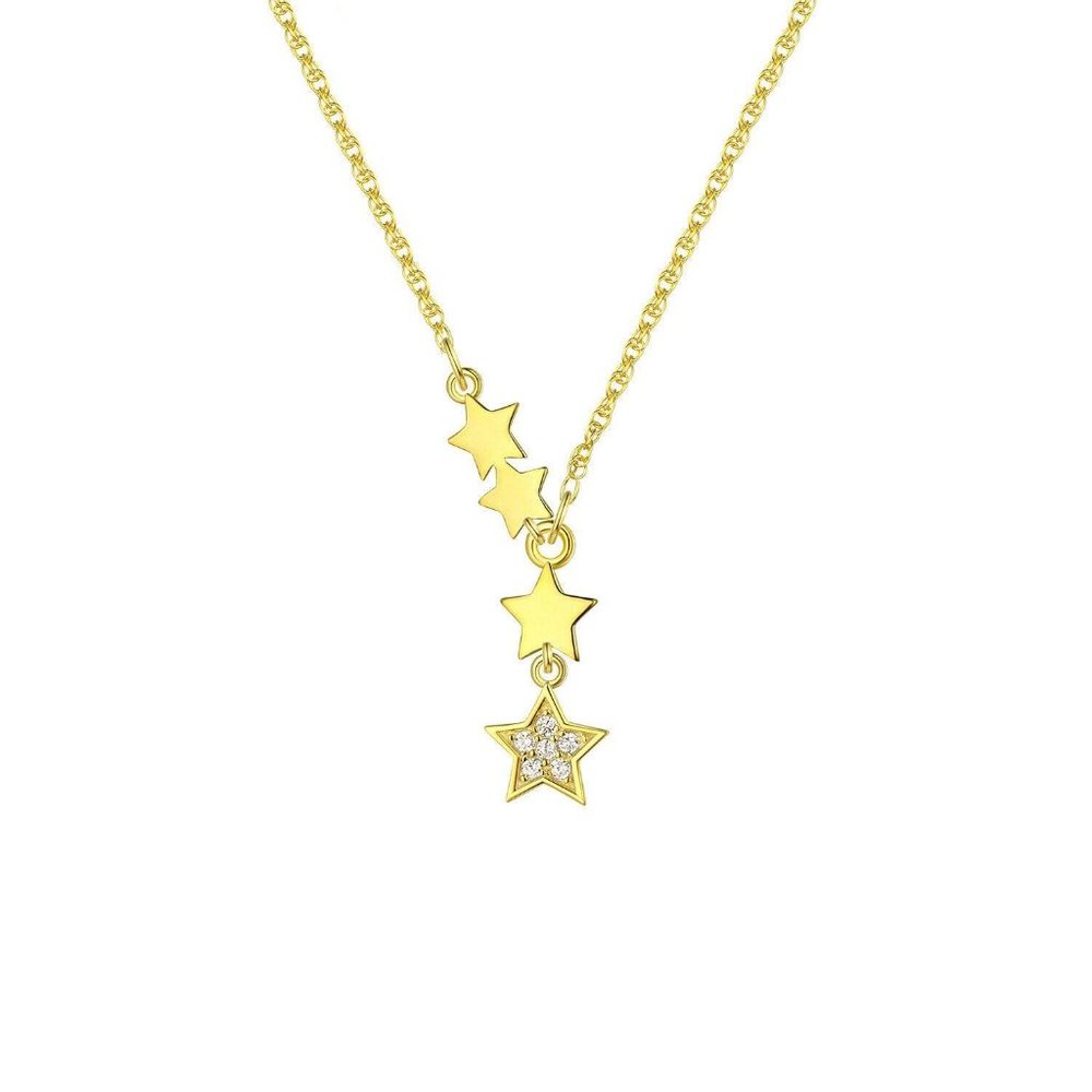 Brilliance Fine Jewelry 14KT over Sterling Stars